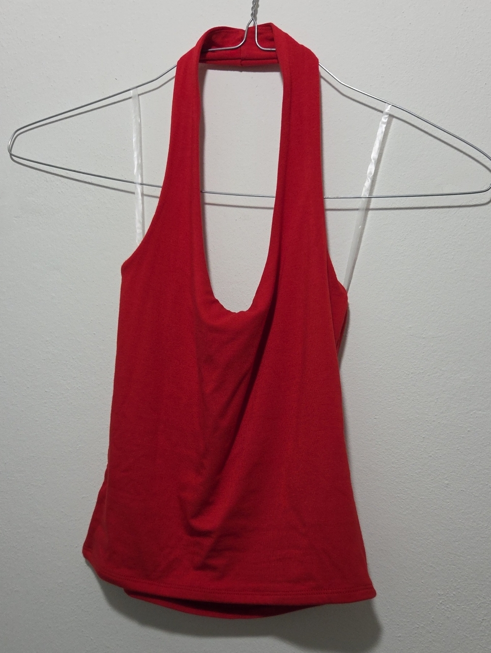 Women’s Red Halter Tank Top
